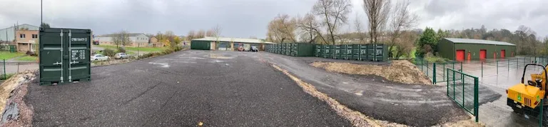 Dart Motor Storage - After Hardrock Groundworks