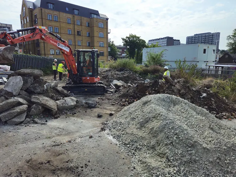 Hardrock Groundworks completed excavation project