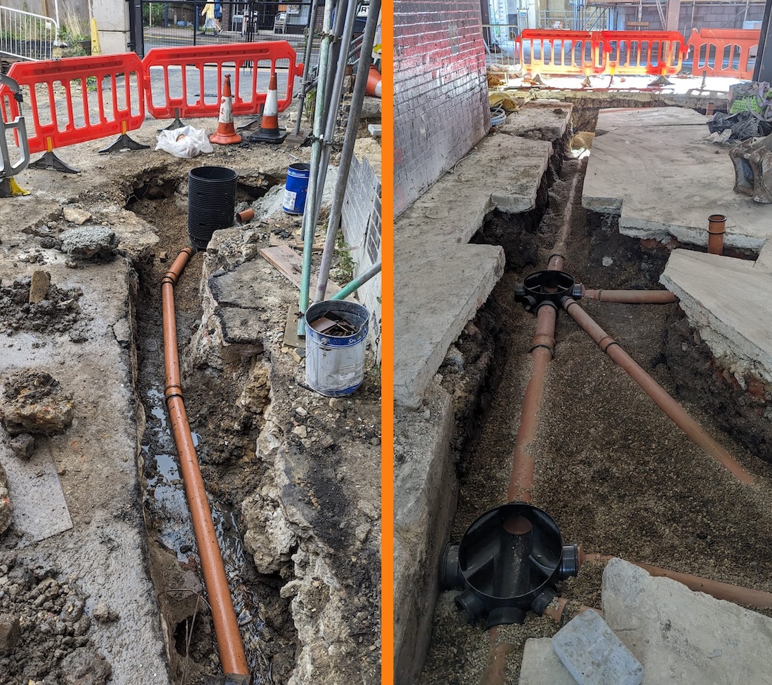 Hardrock Groundworks drainage