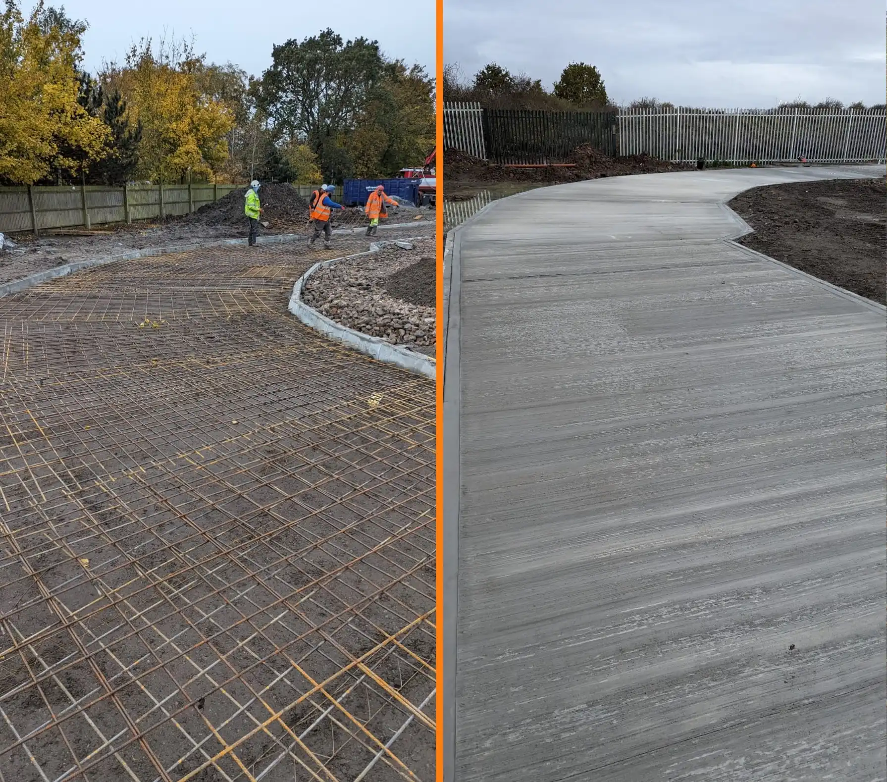 Hardrock Groundworks completed concrete project